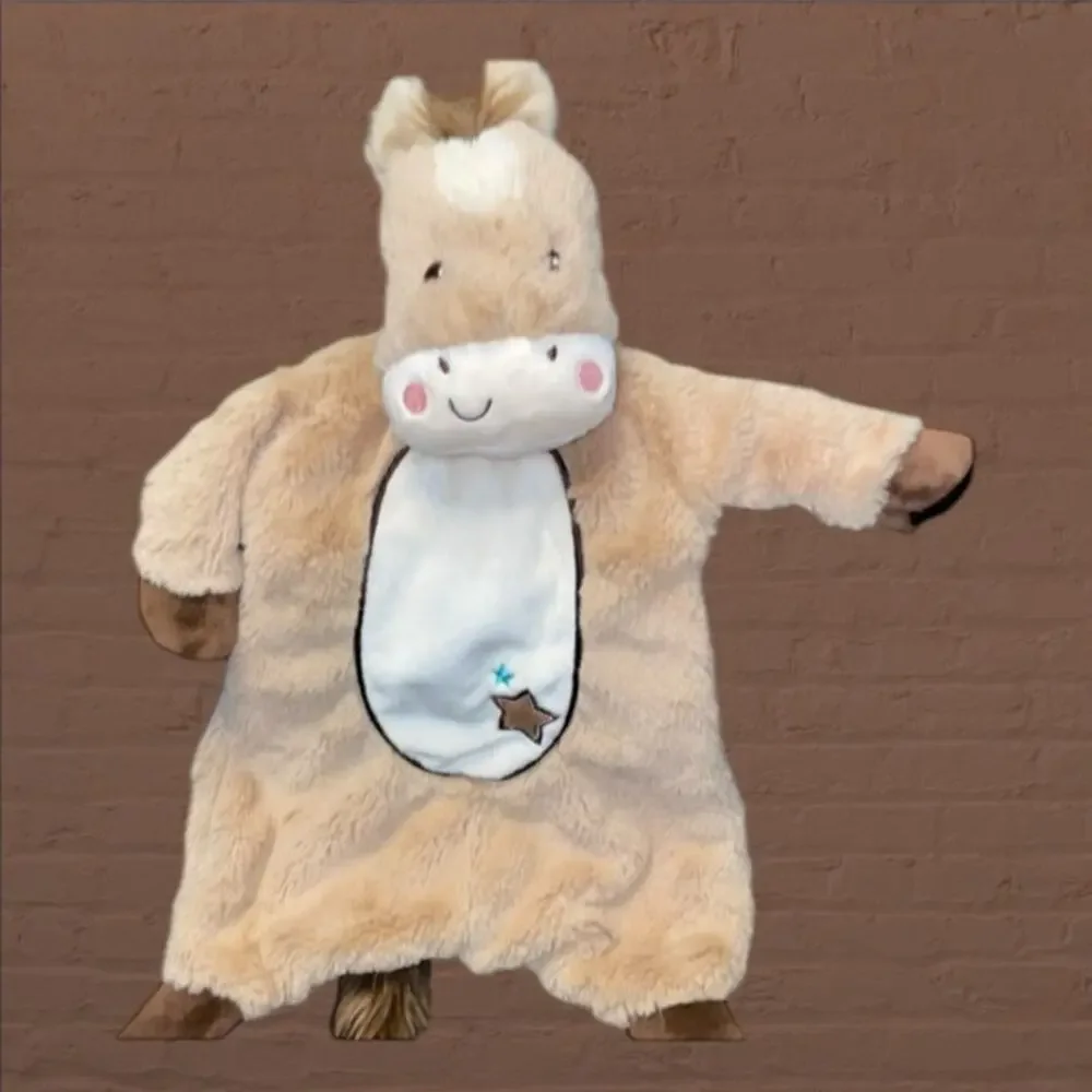 Douglas Baby Star Pony Sshlumpie Lovey Brown Horse Security Blanket Plush 19